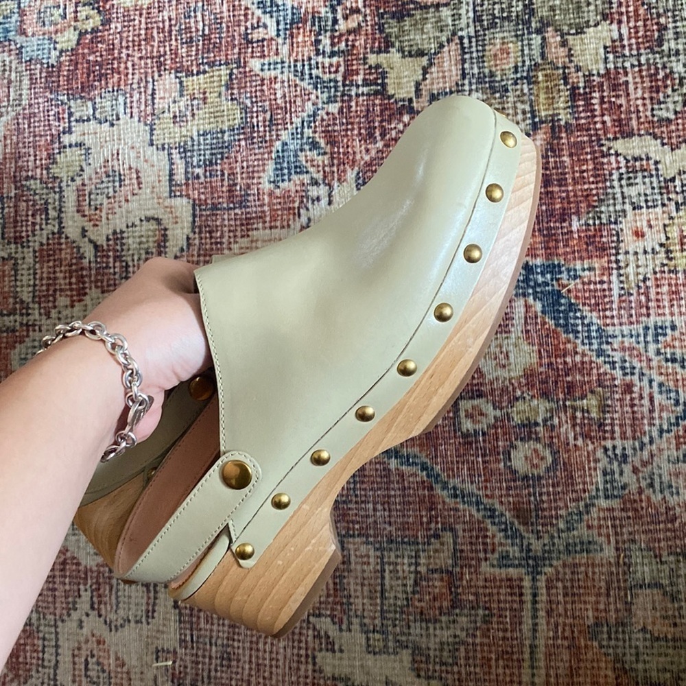 J Crew Convertible leather clogs BA188 - Picture 4 of 6